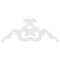 Ekena Millwork Pitch Benson Architectural Grade PVC Gable Pediment, 60"W x 27 1/2"H x 1"P (11/12) GPP060X028X100BEN - alternate 2